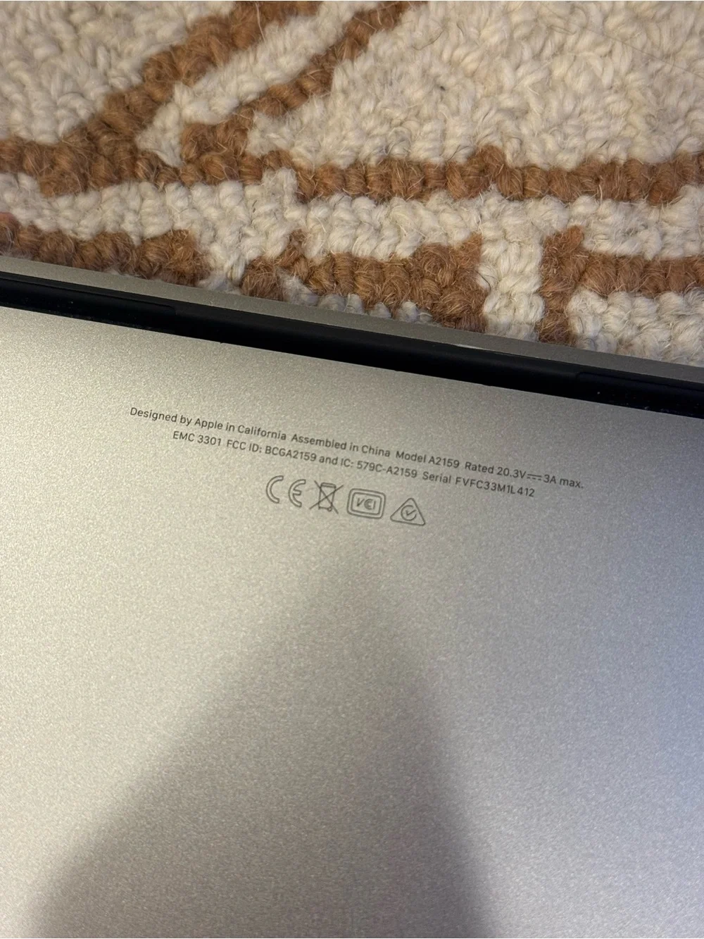 Apple MacBook Pro 13 inch, 2019, with touchbar